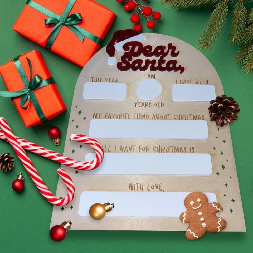 Dear Santa Reuseable Photo Board